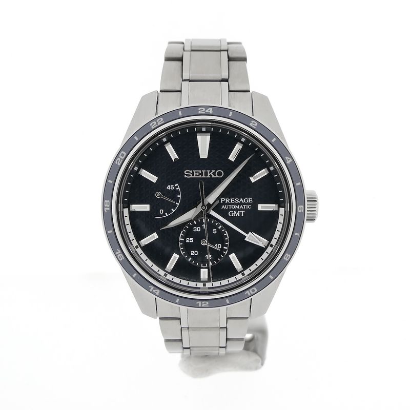 Image 1 of Seiko Presage Sharp Edged Ao-Fuji GMT Limited Edition SPB303J1; Automatic men's watch