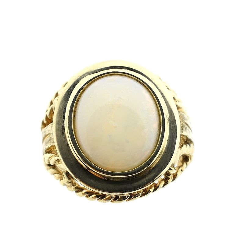 Image 4 of Vintage ring with precious opal