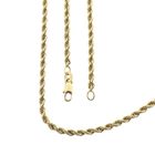 Image 1 of Gold twisted link chain | 50.5 cm