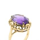 Image 3 of Gold ring with amethyst | Vintage