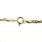 Image 3 of Two-tone gold gourmet link bracelet | 21 cm