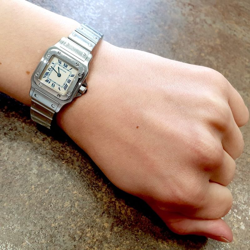 Image 10 of Cartier Santos Galbee; Ladies watch