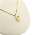 Image 12 of Gold minimalist pendant of a thimble