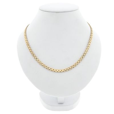 Image 1 of Gold bismark link necklace