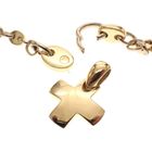 Image 4 of Pomellato bicolor solid gold necklace with fixed pendant