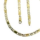 Image 1 of Two-tone gold link chain | 50 cm