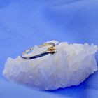 Image 2 of Gold solitaire ring with diamond | 0.015 ct.