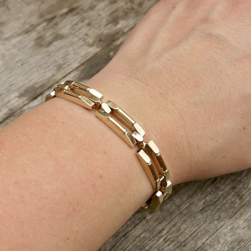 Image 8 of 8 carat Bismarck link bracelet