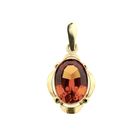 Image 1 of Vintage gold pendant with citrine