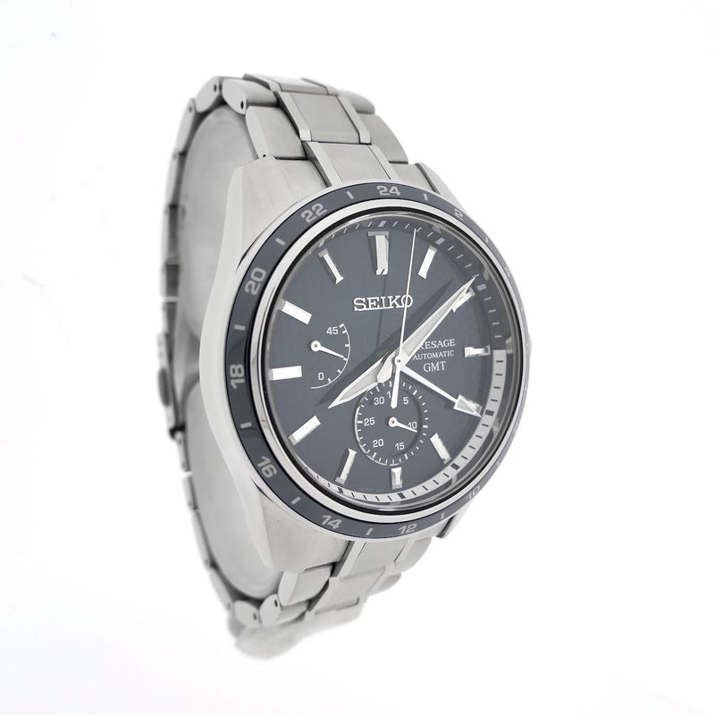 Image 3 of Seiko Presage Sharp Edged Ao-Fuji GMT Limited Edition SPB303J1; Automatic men's watch