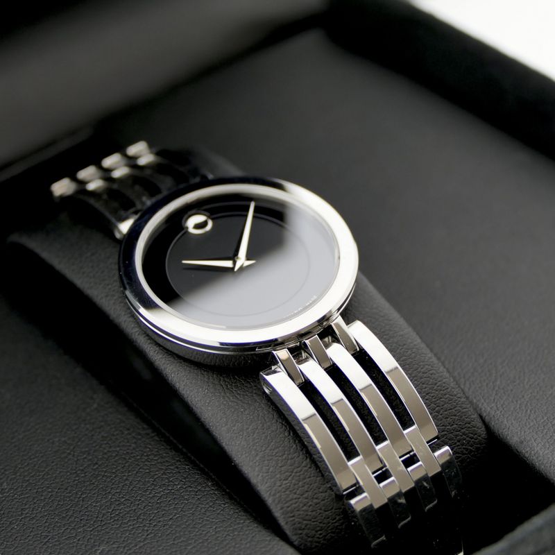 Image 16 of Movado Esperanza; Women's watch with dark gray dial; 0607051