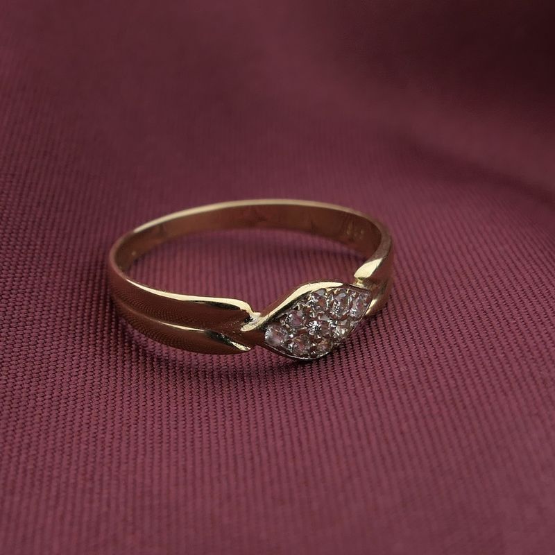 Image 2 of Gold fantasy ring with zirconia