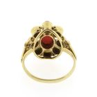 Image 7 of Gold entourage ring with red coral | Vintage