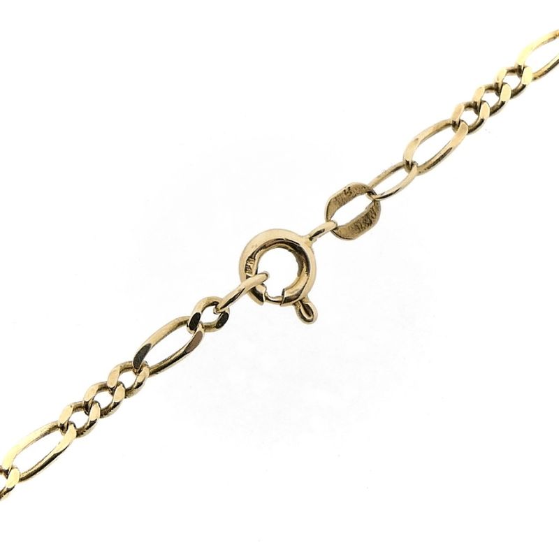 Image 8 of 9 carat Figaro link chain | 55.5 cm