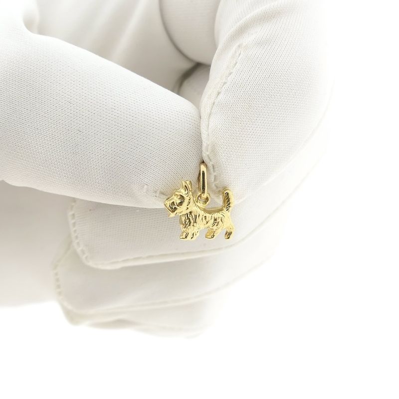 Image 11 of Gold minimalist pendant of a dog | Scottish Terrier