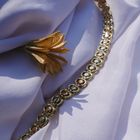 Image 11 of Tricolor gold fantasy link necklace