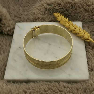 Image 2 of Exclusive vintage wide gold bracelet