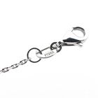 Image 6 of Platinum anchor link necklace with diamond star pendant