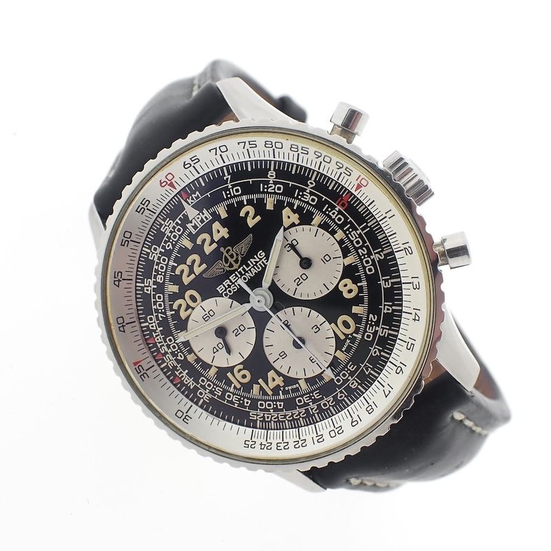 Image 11 of Breitling Navitimer Cosmonaute; 24 hour pilot's watch