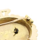 Image 7 of Antique two-tone gold brooch of a cap bell