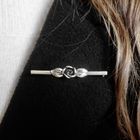 Image 8 of Silver brooch of a rose
