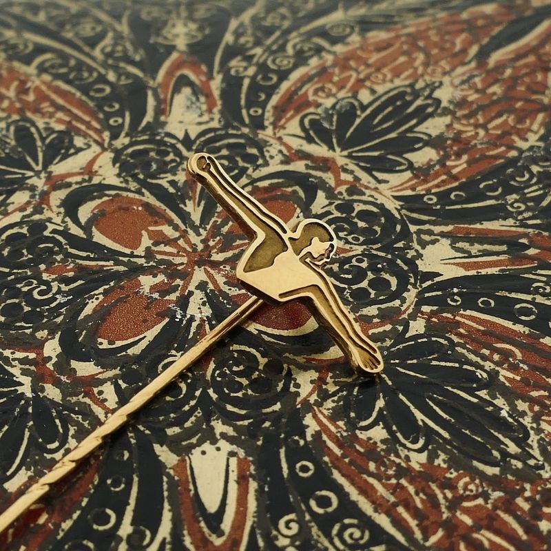 Image 6 of Gold lapel pin; AkzoNobel