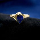 Image 2 of Gold Lapponia Ganesa ring with Lapis Lazuli | Vintage