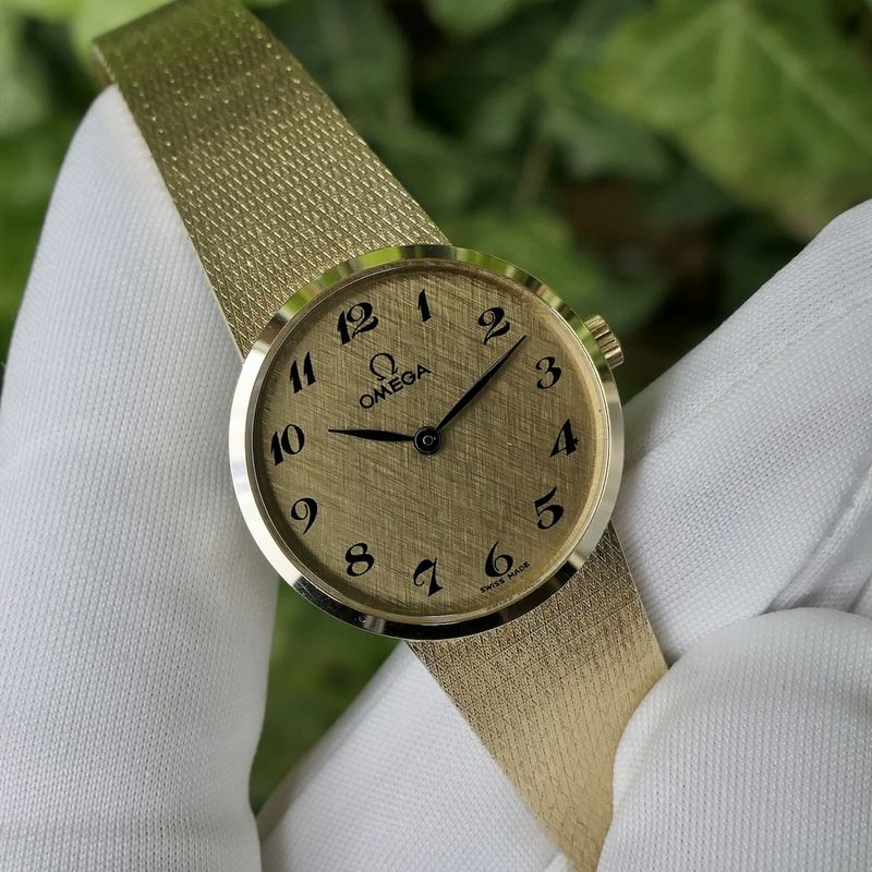 Image 16 of Omega Geneva 'Cocktail Watch'; 14k gold women's watch