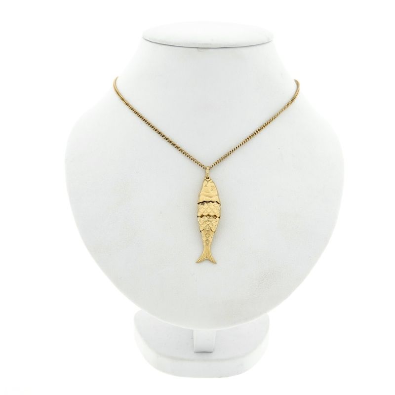 Image 5 of Gold pendant of a fish