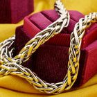 Image 2 of Silver Fox Tail Link Chain