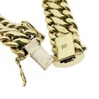 Image 6 of Gold French gourmet link bracelet | 20 cm