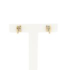 Image 1 of Earrings with Zirconia; 8 Karat