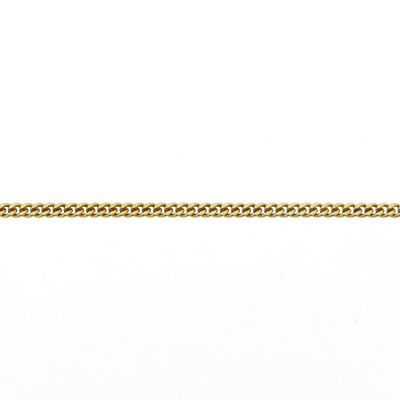 Image 2 of Gold thin gourmet link chain