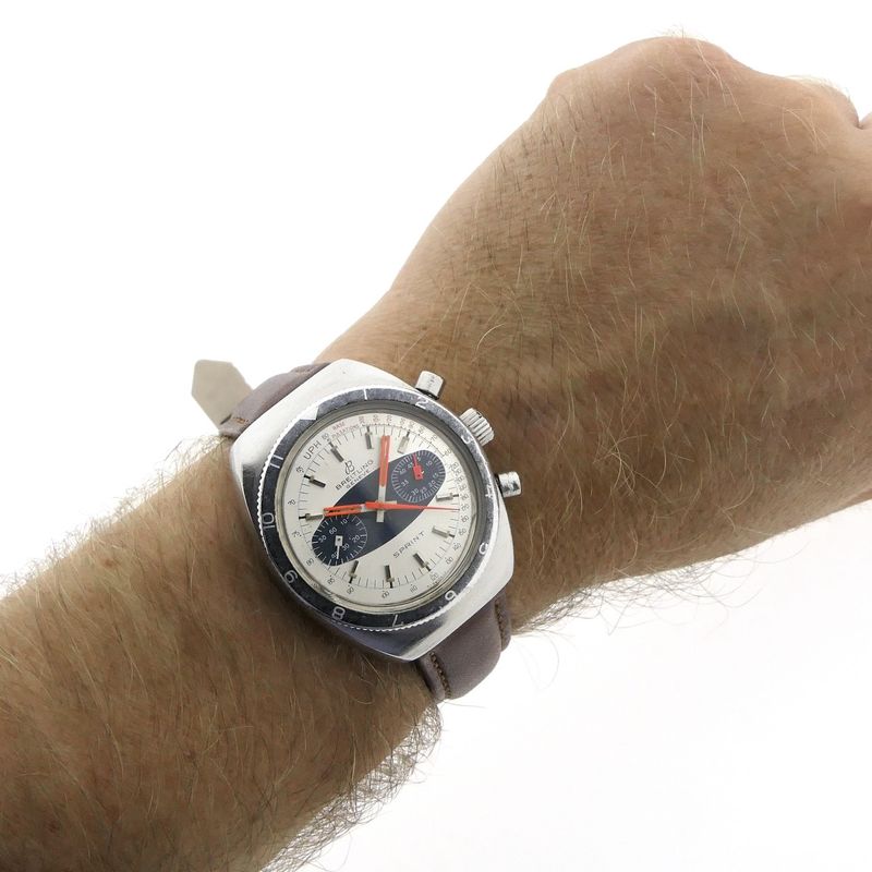 Image 6 of Breitling Sprint Chronograph; Vintage men's watch
