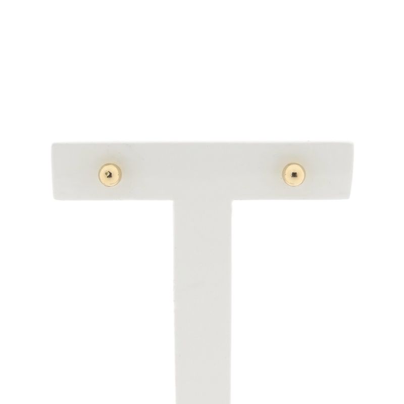 Image 2 of Gold ball stud earrings