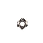 Image 3 of Pandora charm; Silver; Zirconia Flower