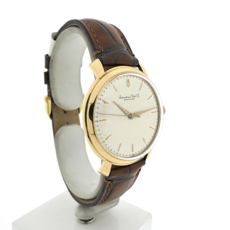 Image 3 of IWC Schaffhausen 'Shark Fin Ref. 512'; Vintage 18k gold men's watch