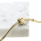 Image 2 of Pandora clip charm; Gold; Ribbed Charm