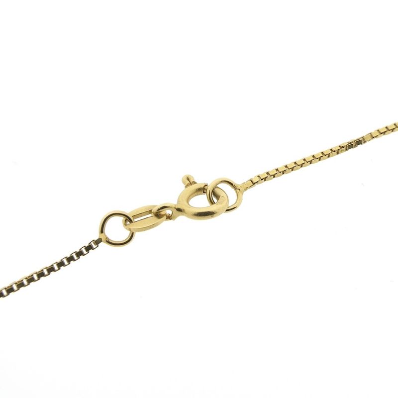 Image 5 of 18K Gold Venetian Link Bead Chain | 42.5 cm