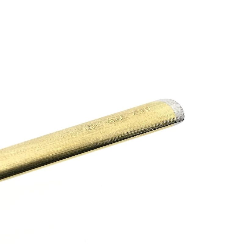 Image 6 of Gold Niessing necklace with diamond; 0.05 ct.