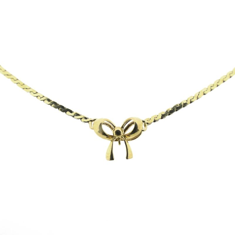 Image 6 of Necklace with bow | 43 cm