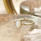 Image 2 of Gold ring with precious opal