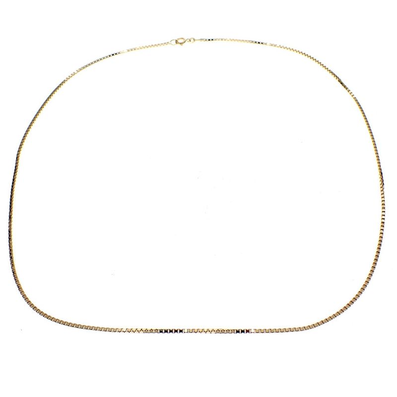 Image 4 of Golden Venetian link chain | 60 cm