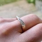 Image 8 of Assos two-tone gold ring with zirconia