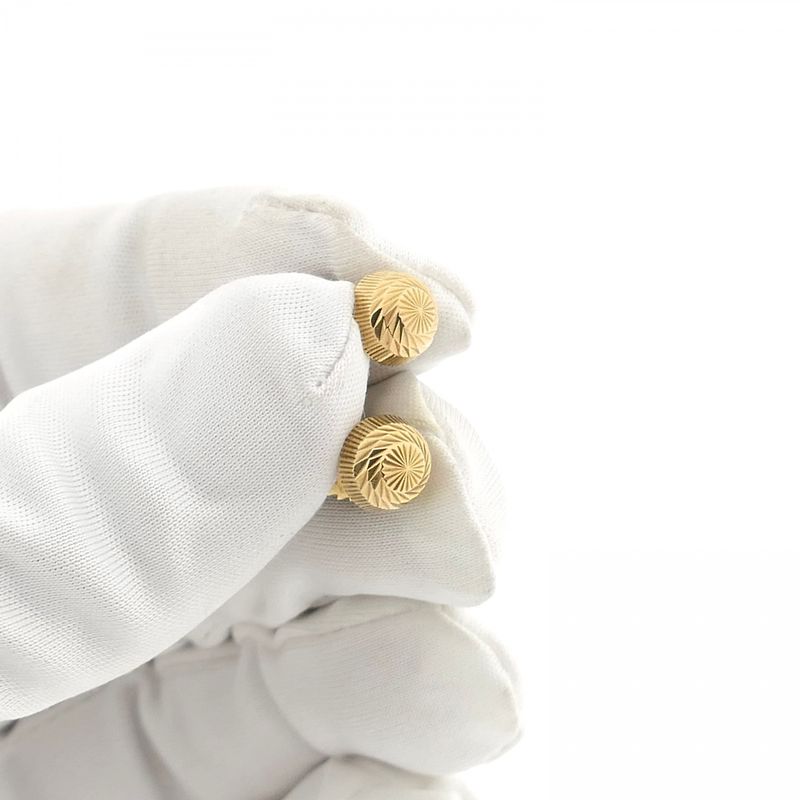 Image 9 of Vintage gold stud earrings