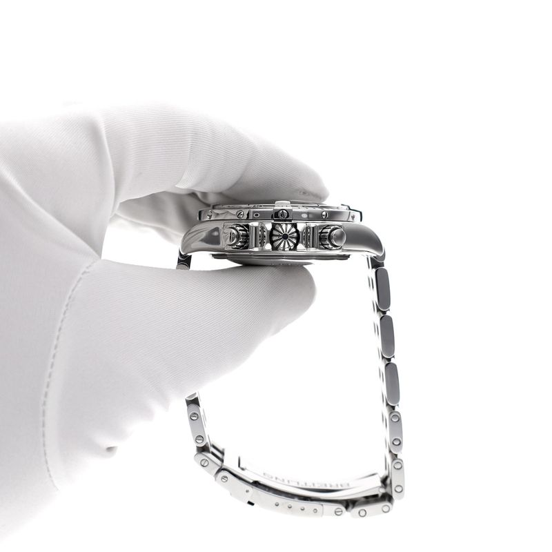 Image 4 of Breitling Chronomat Evolution 'Mother of Pearl' A13356; Chronograph men's watch