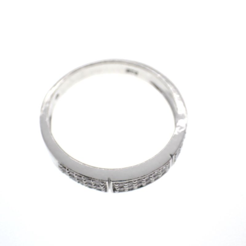 Image 3 of Silver pavé ring with zirconia
