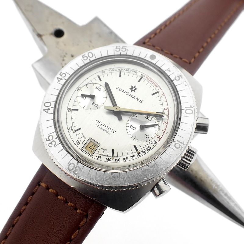 Image 1 of Junghans Olympic; Vintage chronograph men's watch