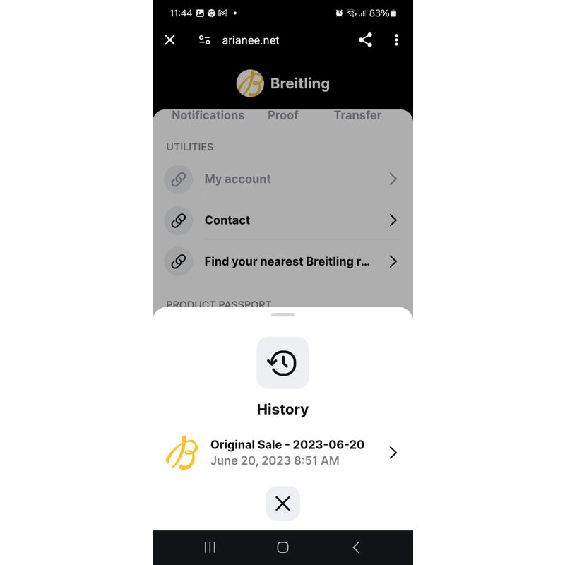 Image 18 of Breitling Navitimer 41mm A17326; Automatic men's watch