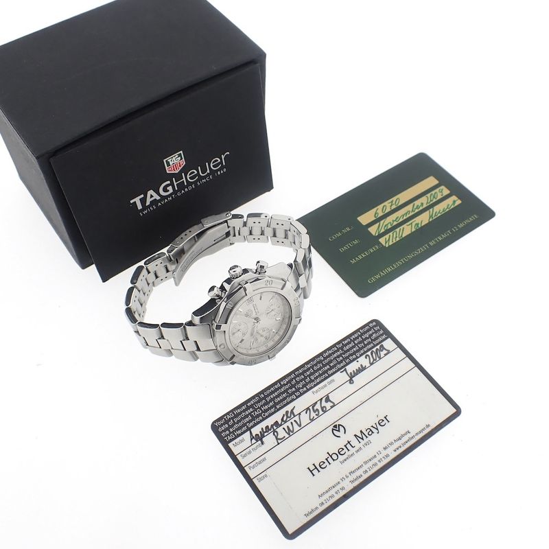 Image 14 of Tag Heuer Aquaracer; Automatic chronograph watch